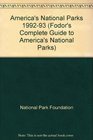 The Complete Guide to America's National Parks 199293