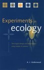 Experiments in Ecology  Their Logical Design and Interpretation Using Analysis of Variance