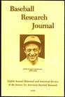 The Baseball Research Journal  1979