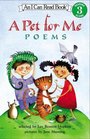 A Pet for Me  Poems