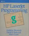 HP Laserjet Programming