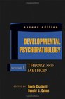 Developmental Psychopathology Theory and Method  Volume 1