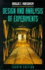 Design and Analysis of Experiments 4th Edition