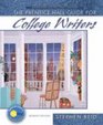 The Prentice Hall Guide for College Writers Annotated Instructor's Edition