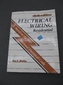Electrical Wiring Residential Based on the 1987 National Electrical Code