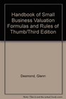 Handbook of Small Business Valuation Formulas and Rules of Thumb/Third Edition