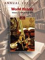 Annual Editions World History Volume 2 1500 to the Present 9/e