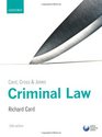 Card Cross and Jones Criminal Law