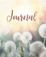 Journal Dandelion Beautiful Hearts Duet Notebook