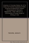 America A Concise History 3e V2  Does the Frontier Experience Make America Exceptional  Harlem Renaissance  Women's Magazines 19401960 US Environmentalism  Documents  Pocket Guide to Writing in Hist