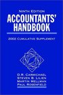 Accountants' Handbook 2002 Cumulative Supplement Ninth Edition