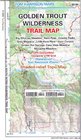Golden Trout Wilderness Trail Map ShadedRelief Topo Map