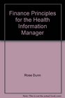 Finance Principles for the Health Information Manager