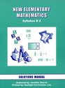 Singapore Math New Elementary Math Solution Manual 2