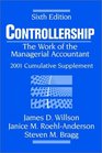 Controllership The Work of the Managerial Accountant 2001 Cumulative Supplement