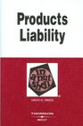 Products Liability in a Nutshell