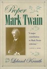 Proper Mark Twain