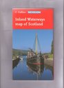 Nicholson Inland Waterways Map of Scotland