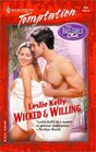 Wicked  and Willing (The Bad Girls Club) (Harlequin Temptation, No 916)