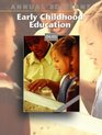 Annual Editions Early Childhood Education 04/05