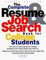 The Complete Resume  Job Search For College Students