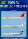 Boeing 707 Douglas Dc8  Vickers Vc10