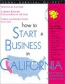 How to Start a Business in California With Forms