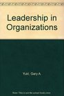 Leadership in Organizations