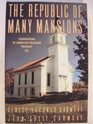The Republic of Many Mansions  Foundations of American Religious Thought
