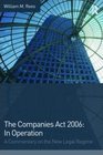 The Companies Act 2006 In Operation A Commentary on the New Legal Regime