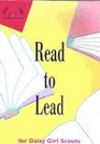 Read To Lead For Daisy Girl Scouts