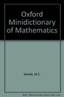Minidictionary of Mathematics