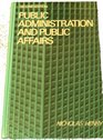 Public Administration  Public Affairs