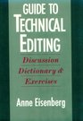 Guide to Technical Editing Discussion Dictionary and Exercises