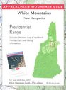 Presidential Range with closeup on reverse White Mountain Guide Map
