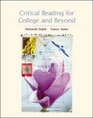 Critical Reading for College and Beyond