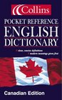 Collins Pocket Reference English Dictionary  Canadian Edition