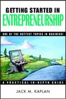 Getting Started in Entrepreneurship