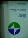 Properties and Processes of Earth's Lower Crust