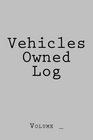 Vehicles Owned Log Silver Cover