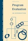 Program Evaluation An Introduction