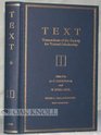 Text Transactions of the Society for Textual Scholarship Vol 6