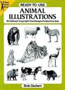 ReadytoUse Animal Illustrations  161 Different CopyrightFree Designs Printed One Side