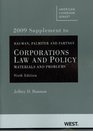 Corporations Law and Policy Materials and Problems 6th Edition 2009 Supplement