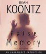 False Memory (Audio CD) (Unabridged)