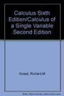 Calculus Sixth Edition/Calculus of a Single Variable Second Edition