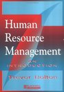 Human Resource Management An Introduction