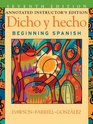 Dicho Y Hecho Beginning Spanish 7e Aie