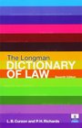 Constitutional and Administrative Law AND The Longman Dictionary of Law