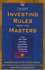 Investing Rules from the Masters